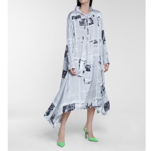 The Attico Lola Patent Leather Pointed Toe Slingback Pumps in Fluo Green Size 38 - Picture 5 of 15